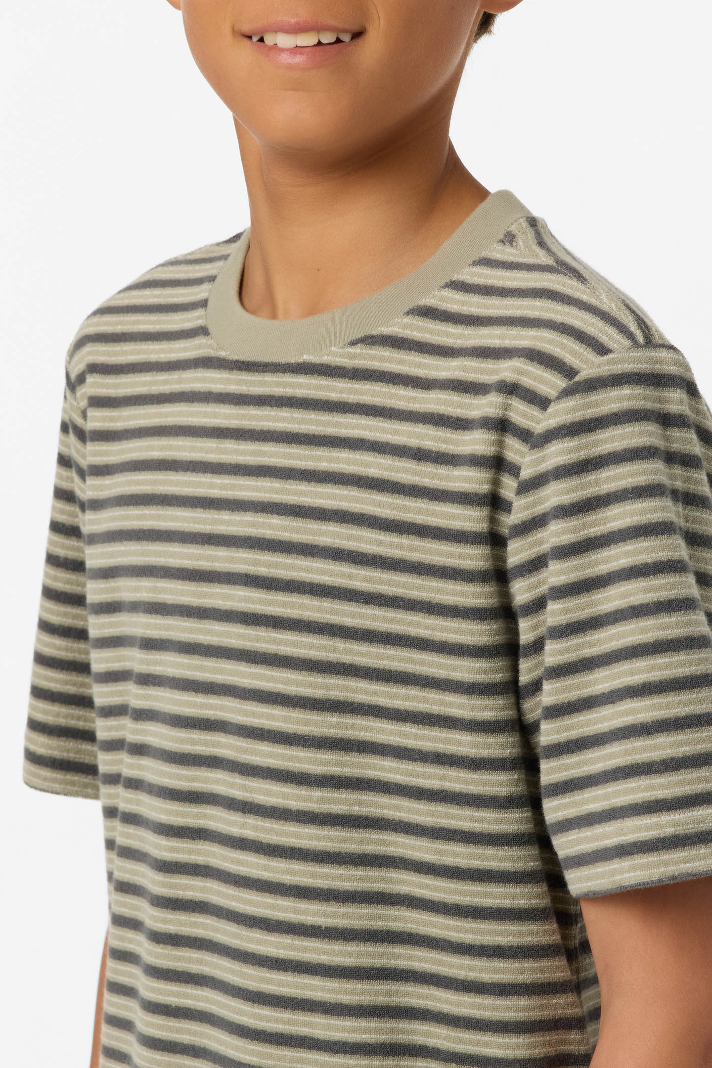 Boy's Frontiers Striped Tee - Image 5