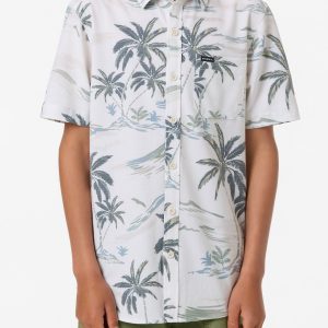 Boy's UPF Slub Standard Woven Shirt