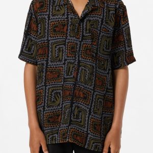 Boy's Relaxed Woven Camp Shirt