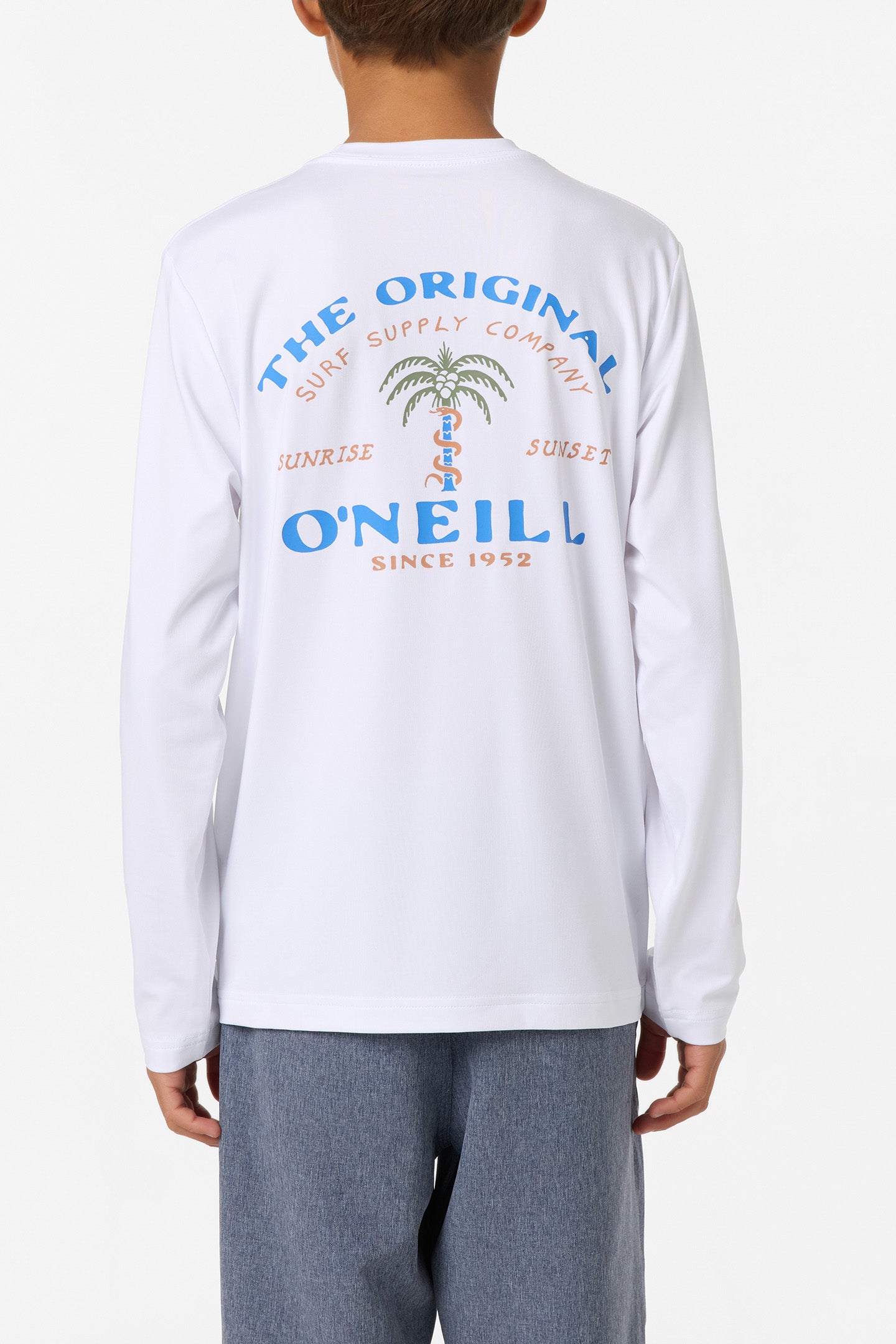 Boy's Surf Supply UPF Long Sleeve Tee - Image 2