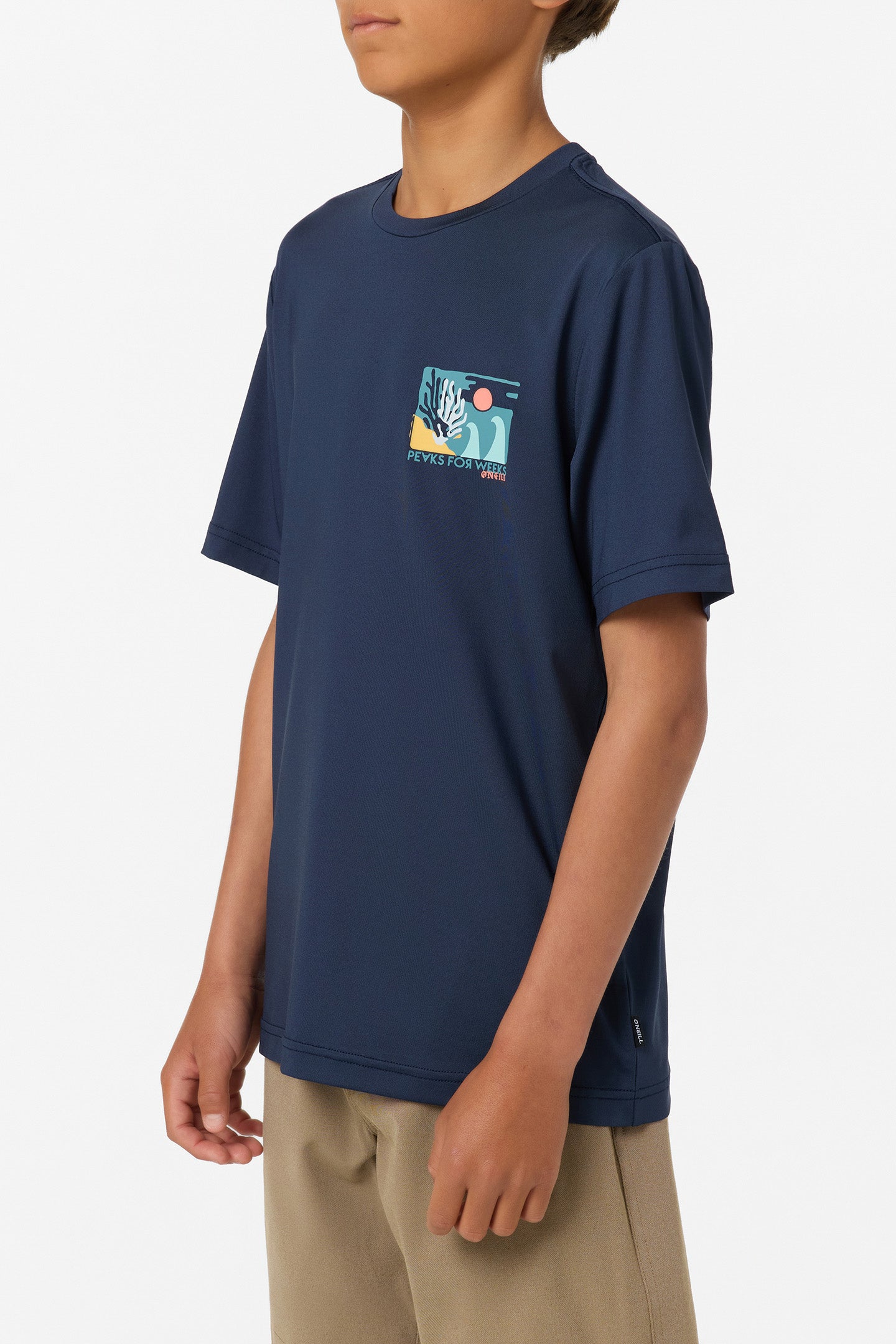 Boy's Coral UPF Tee - Image 3