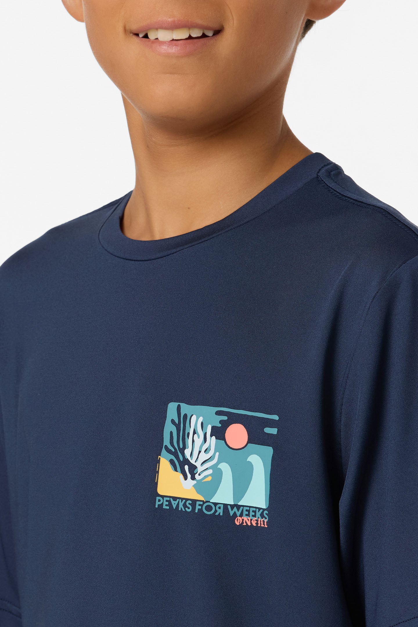 Boy's Coral UPF Tee - Image 5
