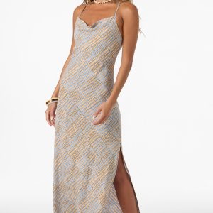 Holly Stripe Midi Dress