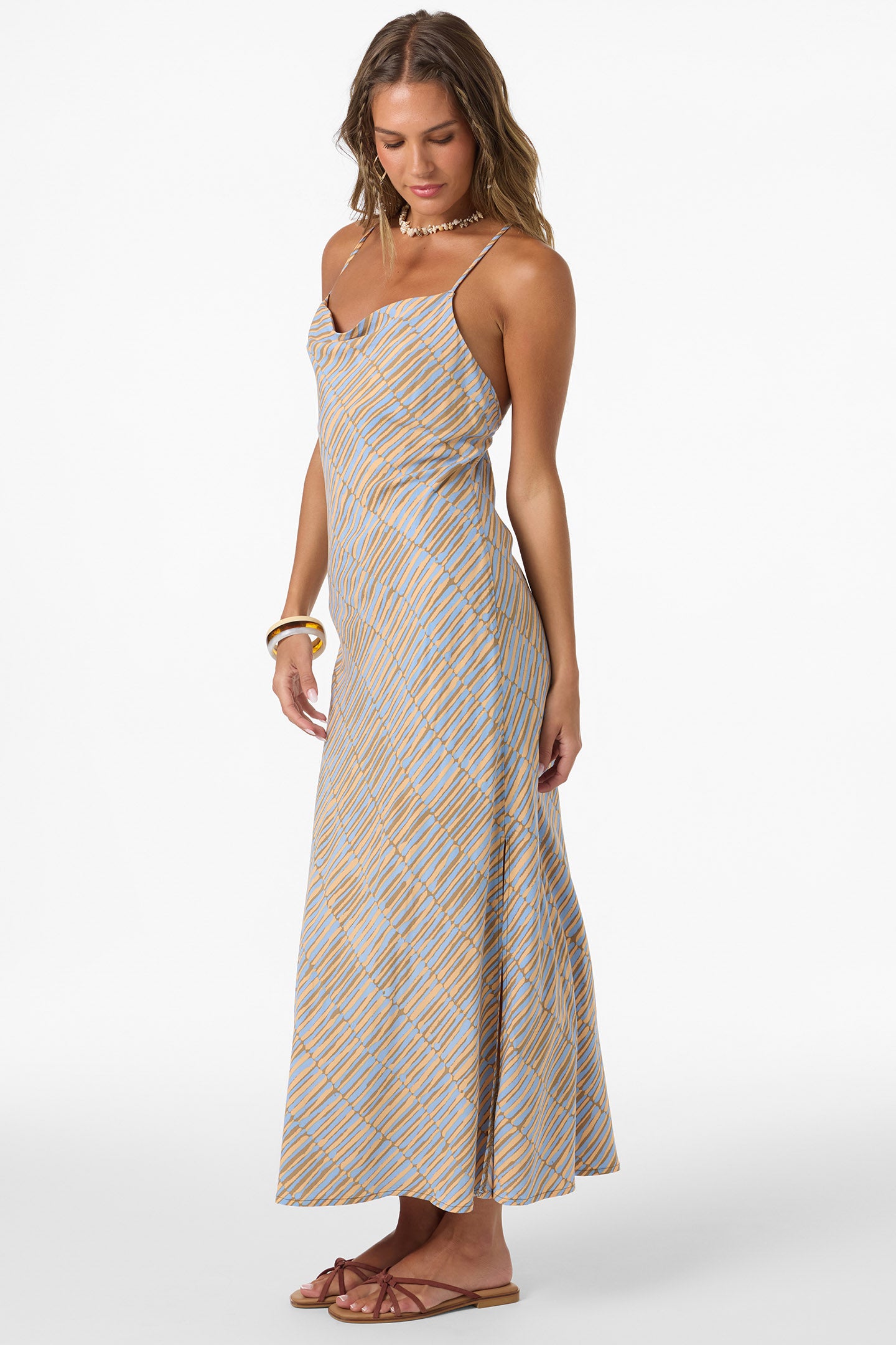Holly Stripe Midi Dress - Image 3