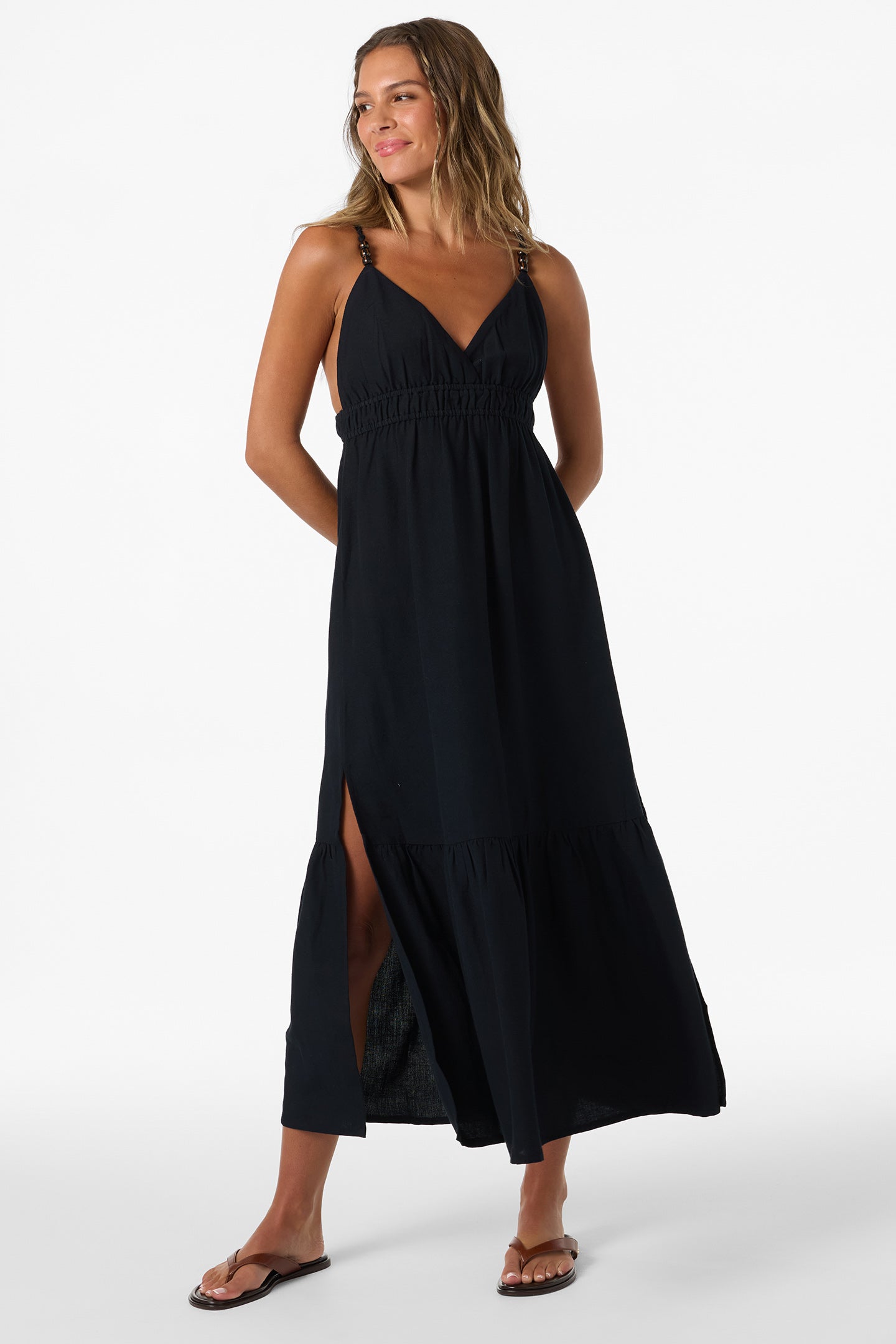 Julez Solid Midi Dress - Image 5