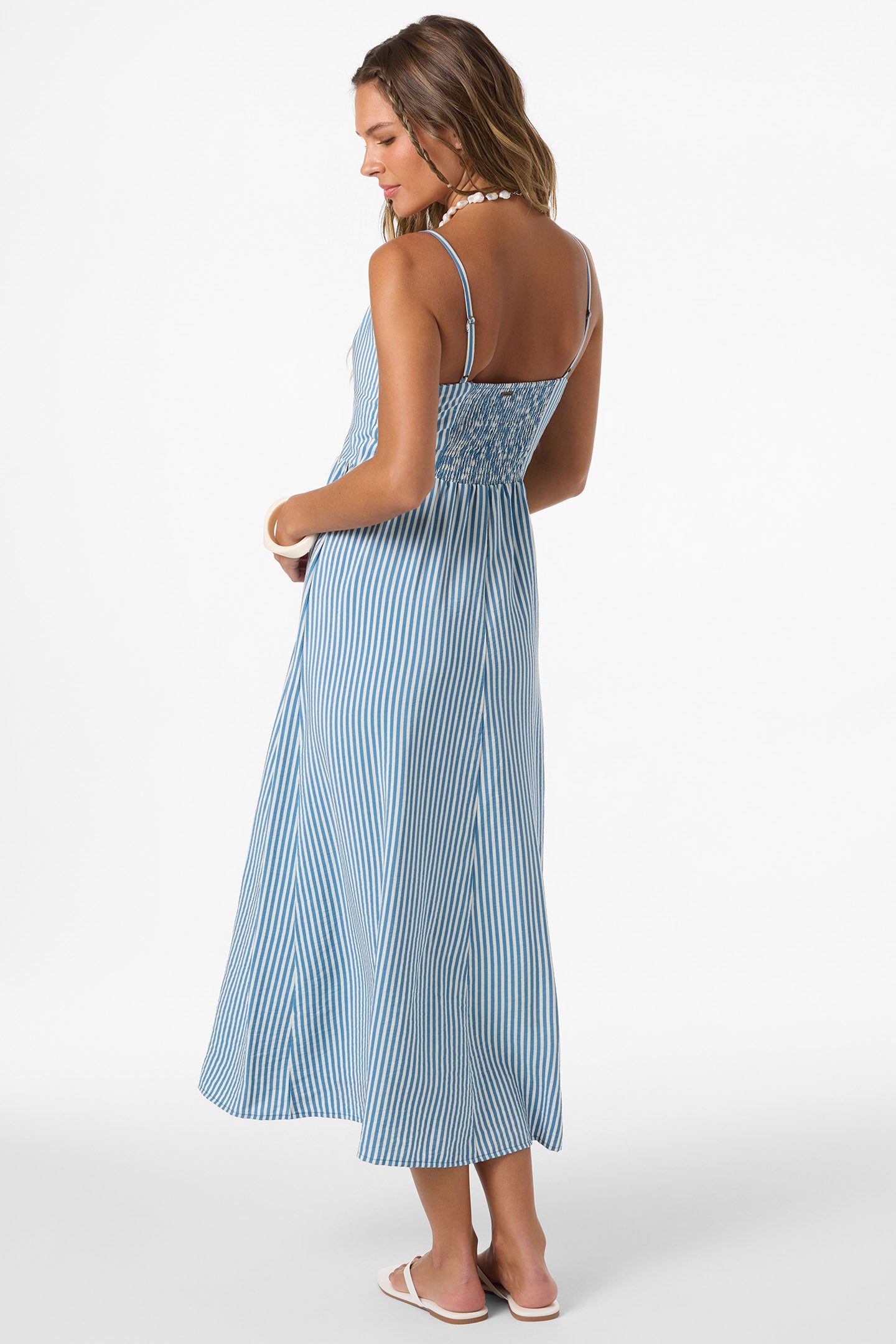 Linden Stripe Midi Dress - Image 3
