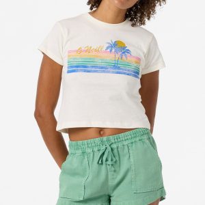 Retro Stripe Fitted Tee